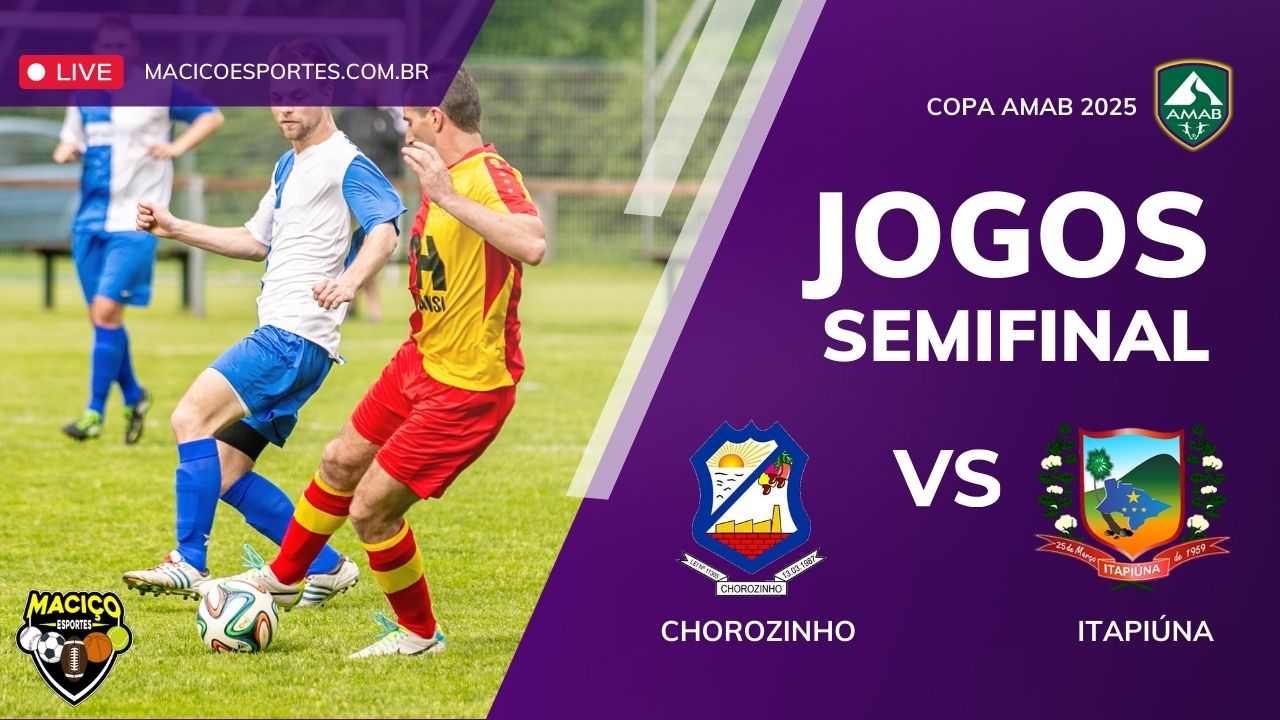 Chorozinho perde em casa, mas garante vaga na grande final da Copa AMAB 2025!