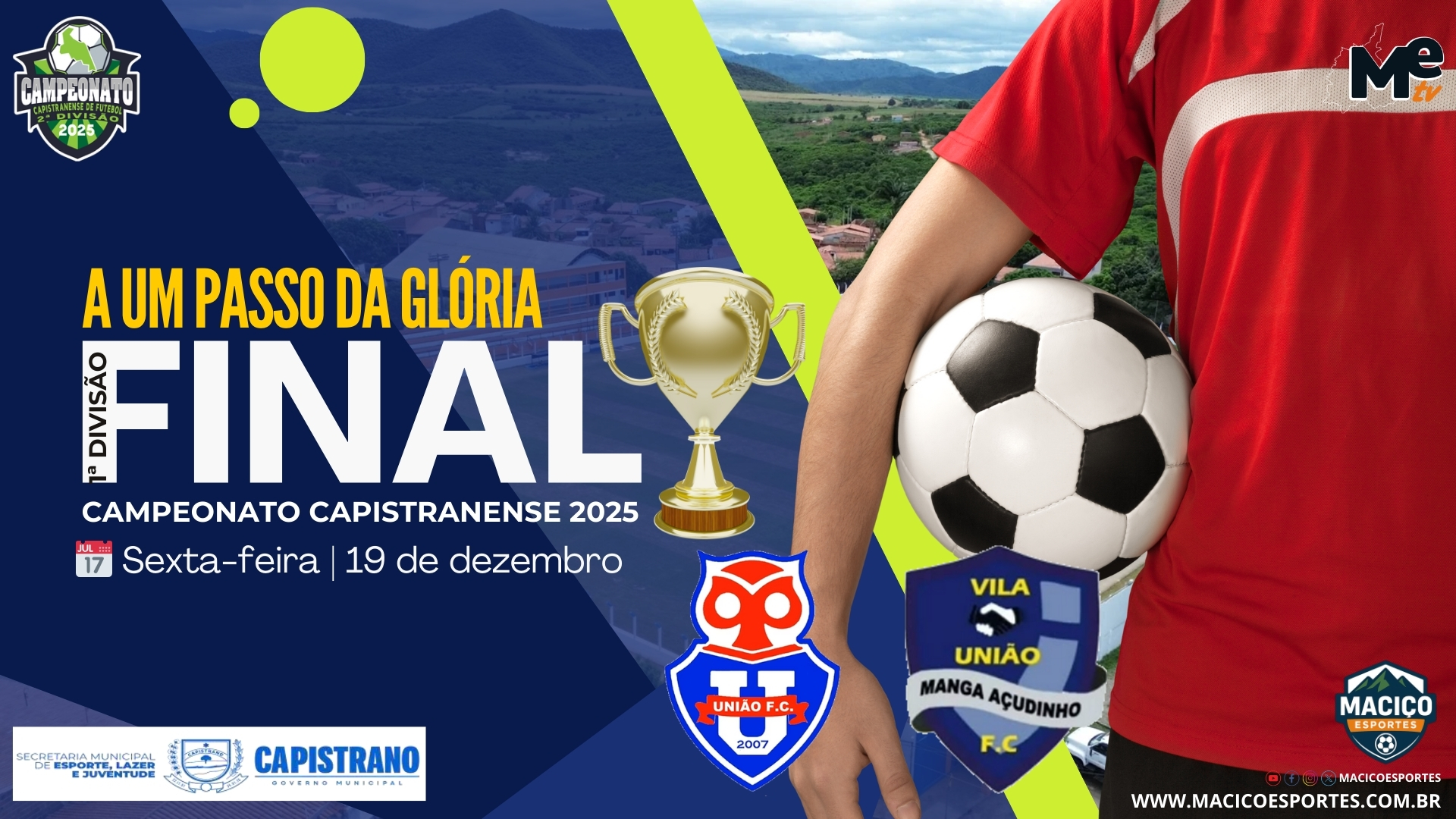 Final – Campeonato Capistranense 2025 | 1ª Divisão